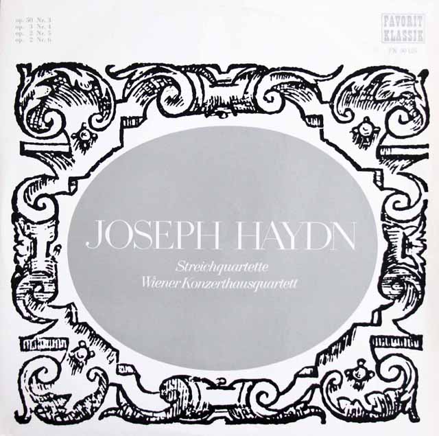 ウィーン・コンツェルトハウス弦楽四重奏団のハイドン/弦楽四重奏曲第46、16番ほか　オーストリアPreiser Records　3606　LP レコード