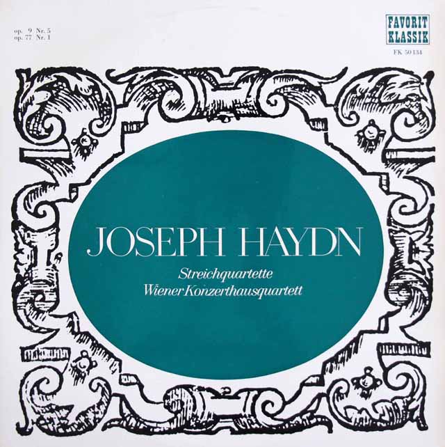 ウィーン・コンツェルトハウス弦楽四重奏団のハイドン/弦楽四重奏曲第23、81番　オーストリアPreiser Records　3606　LP レコード