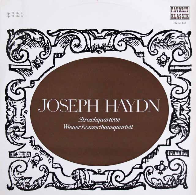 ウィーン・コンツェルトハウス弦楽四重奏団のハイドン/弦楽四重奏曲第72、74番　オーストリアPreiser Records　3606　LP レコード