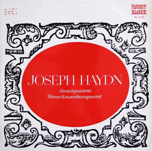 ウィーン・コンツェルトハウス弦楽四重奏団のハイドン/弦楽四重奏曲第17「セレナーデ」、77番ほか　オーストリアPreiser Records　3606　LP レコード