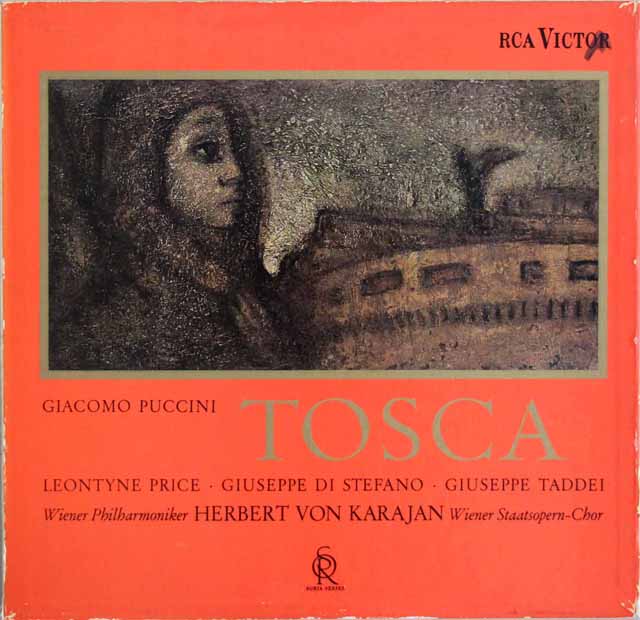 【ソリアシリーズ】　カラヤンのプッチーニ/「トスカ」全曲  　独RCA　3606　LP レコード
