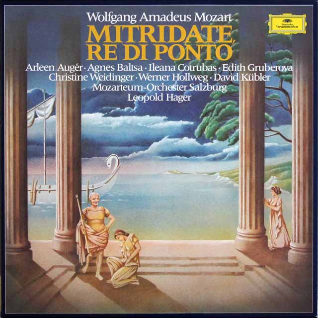 LP レコード グルベローヴァ、バルツァらのモーツァルト/「ポントの王ミトリダーテ」全曲 独DGG 3606