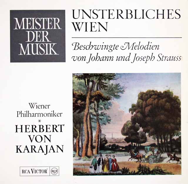 カラヤンのシュトラウス・コンサート　独RCA　3607　LP レコード