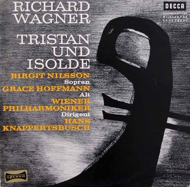 クナッパーツブッシュのワーグナー/「トリスタンとイゾルデ」抜粋 　独DECCA　3607　LP レコード