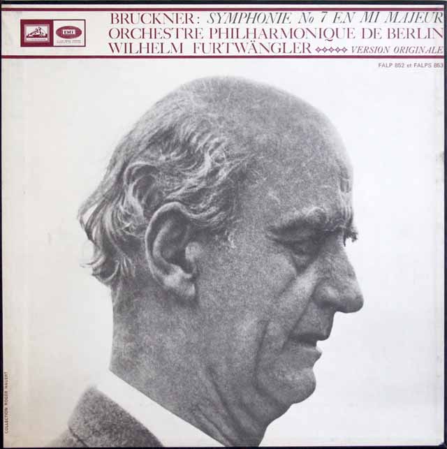 【オリジナル盤】　フルトヴェングラーのブルックナー/交響曲第7番　仏EMI　3607　LP レコード
