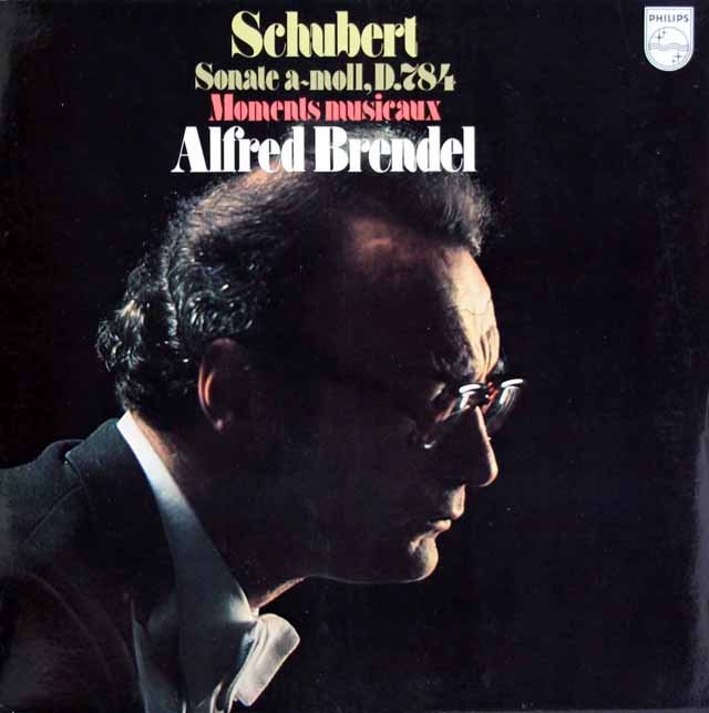 ブレンデルのシューベルト/ピアノソナタ第14番ほか　蘭PHILIPS　3608　LP レコード