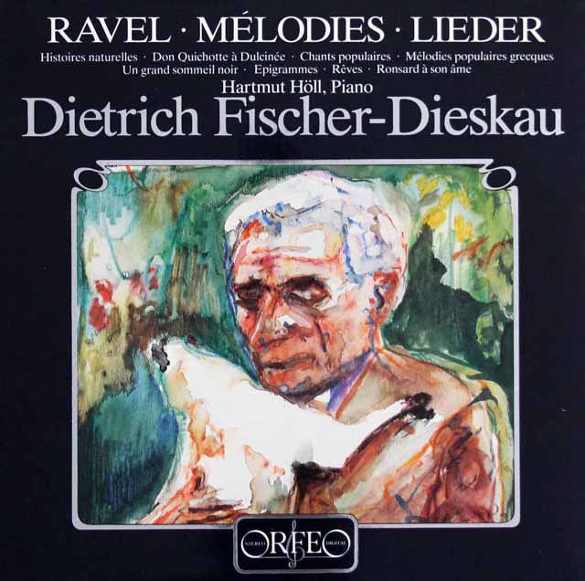 フィッシャー=ディースカウのラヴェル/歌曲集　独ORFEO　3608　LP レコード