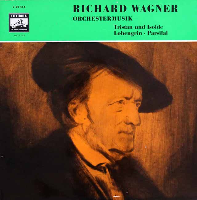 ケンペのワーグナー/「トリスタン」、「ローエングリン」、「パルジファル」からの音楽　独ELECTROLA　3609　LP レコード