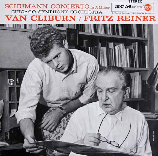 クライバーン、ライナーのシューマン/ピアノ協奏曲　独RCA　3610　LP レコード