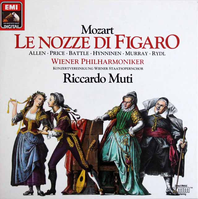 ムーティのモーツァルト/「フィガロの結婚」全曲　独EMI　3611　LP レコード