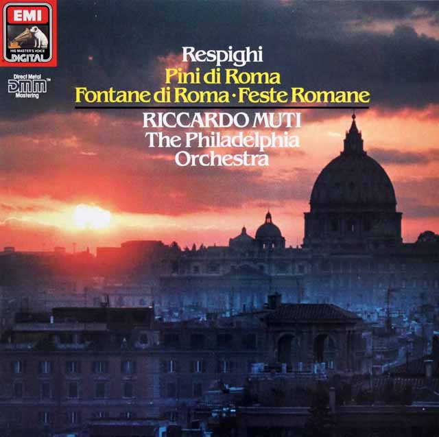 ムーティのレスピーギ/ローマ三部作　独EMI　3611　LP レコード