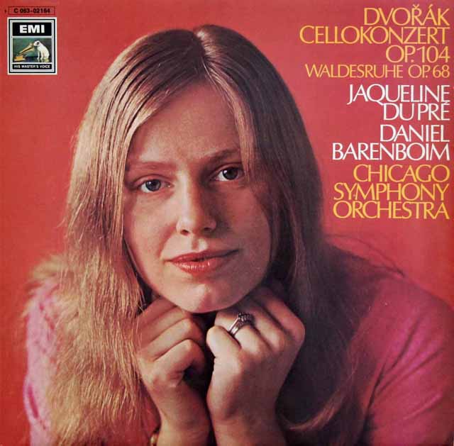 デュ・プレ、バレンボイムのドヴォルザーク/チェロ協奏曲ほか　独EMI　3611　LP レコード