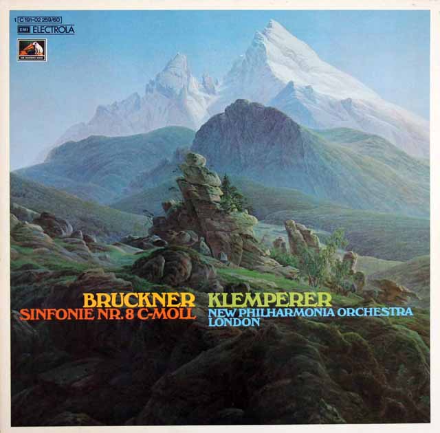 クレンペラーのブルックナー/交響曲第8番　独EMI　3611　LP レコード