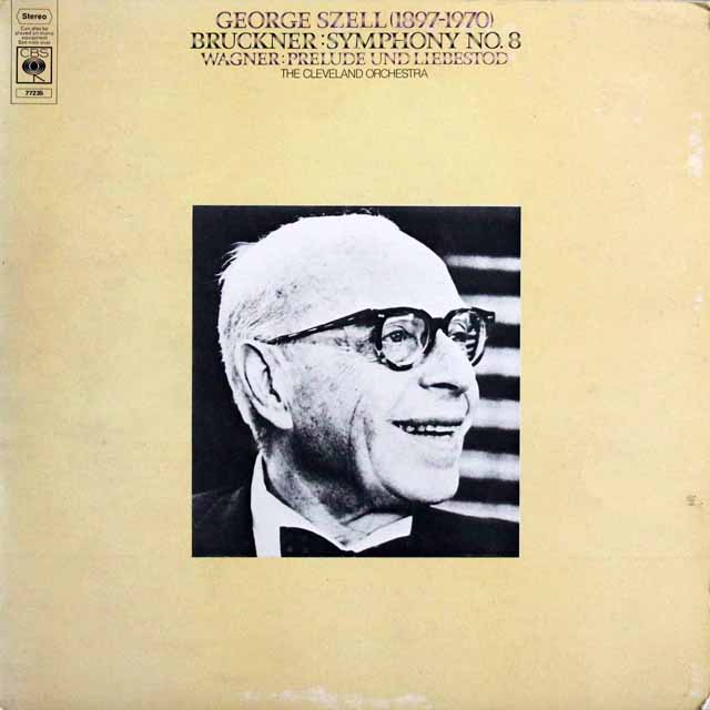 セルのブルックナー/交響曲第8番ほか　英CBS　3611　LP レコード