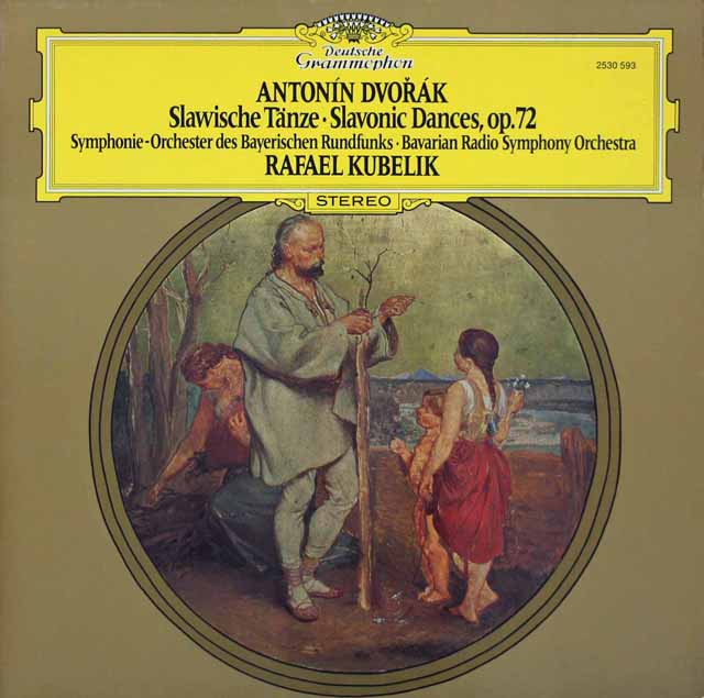 クーベリックのドヴォルザーク/スラヴ舞曲集 作品72 ほか　独DGG　3612　LP レコード