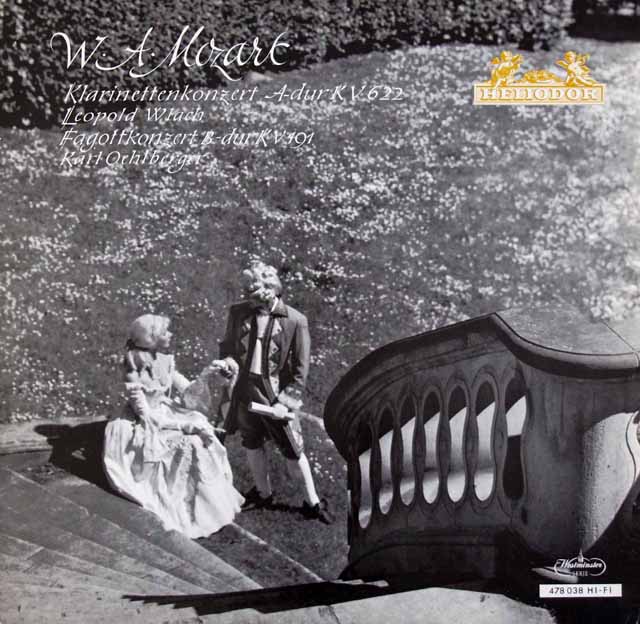 ウラッハ＆ロジンスキーのモーツァルト/クラリネット協奏曲ほか　独HELIODOR　3612　LP レコード