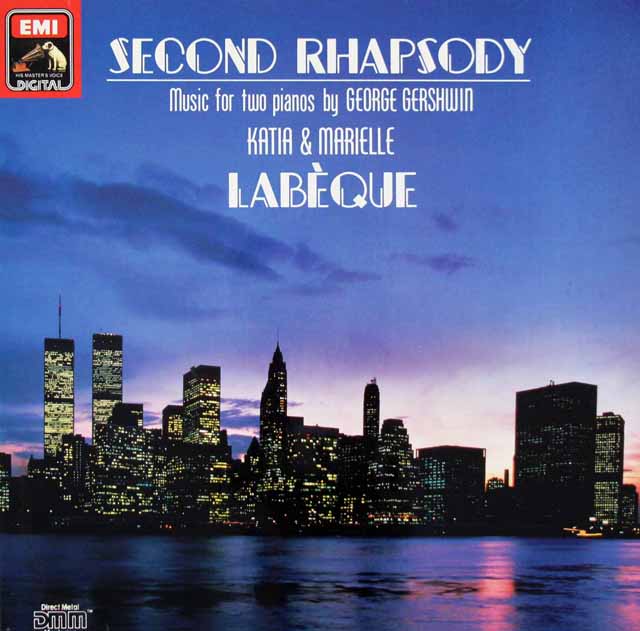 ラベック姉妹のガーシュウィン/セカンド・ラプソディ ほか　英EMI　3612　LP レコード