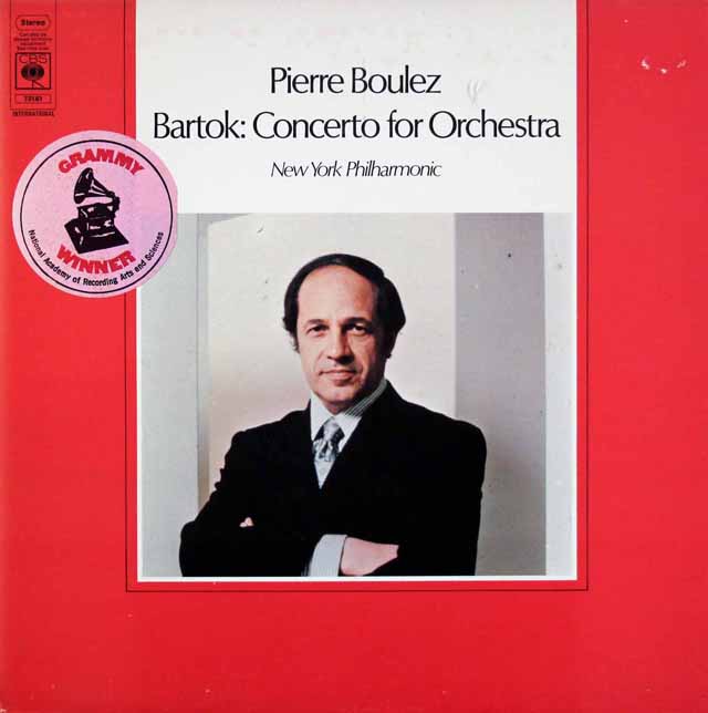 ブーレーズのバルトーク/管弦楽のための協奏曲　英CBS　3612　LP レコード