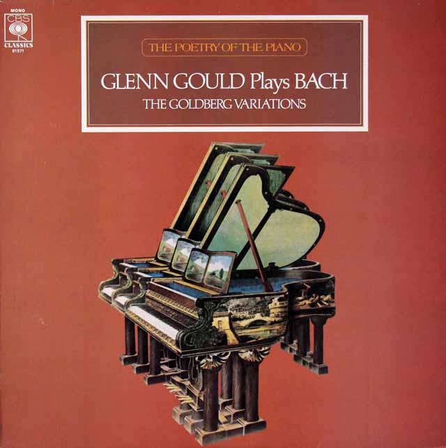グールドのバッハ/ゴルトベルク変奏曲　英CBS　3613　LP レコード