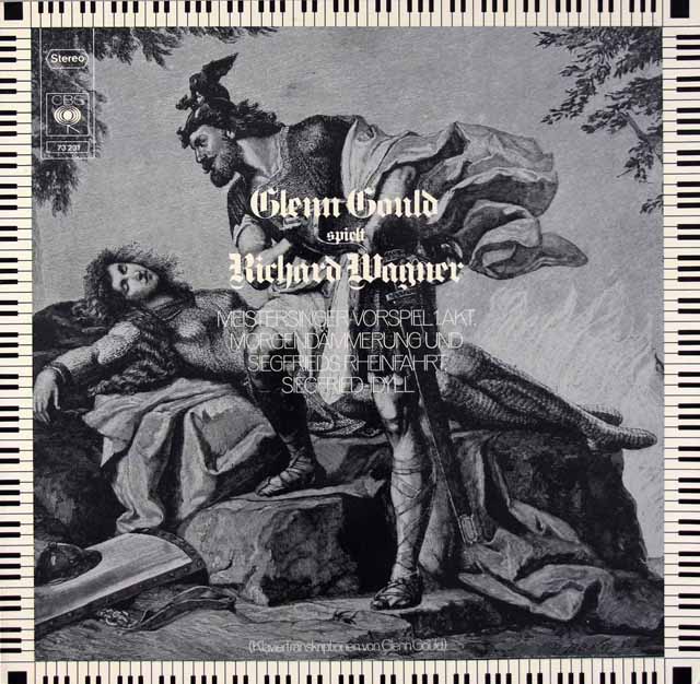 グールドのワーグナー/ピアノ・トランスクリプション集　独CBS　3613　LP レコード