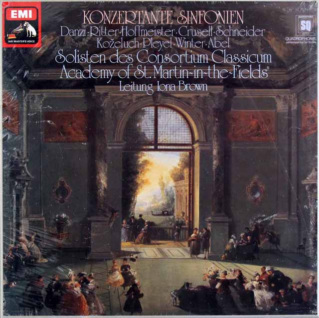 【未開封】　ブラウン、コンソルティウム・クラシクムの協奏交響曲集　独EMI　3613　LP レコード
