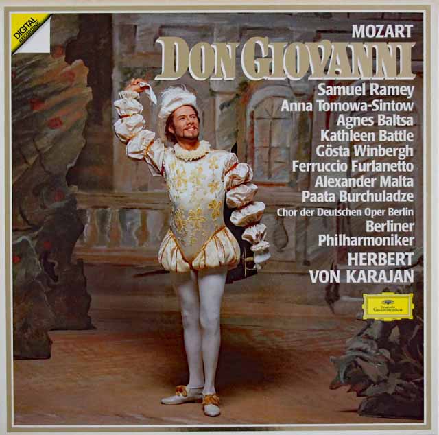 カラヤンのモーツァルト/「ドン・ジョヴァンニ」全曲　独DGG　3613　LP レコード