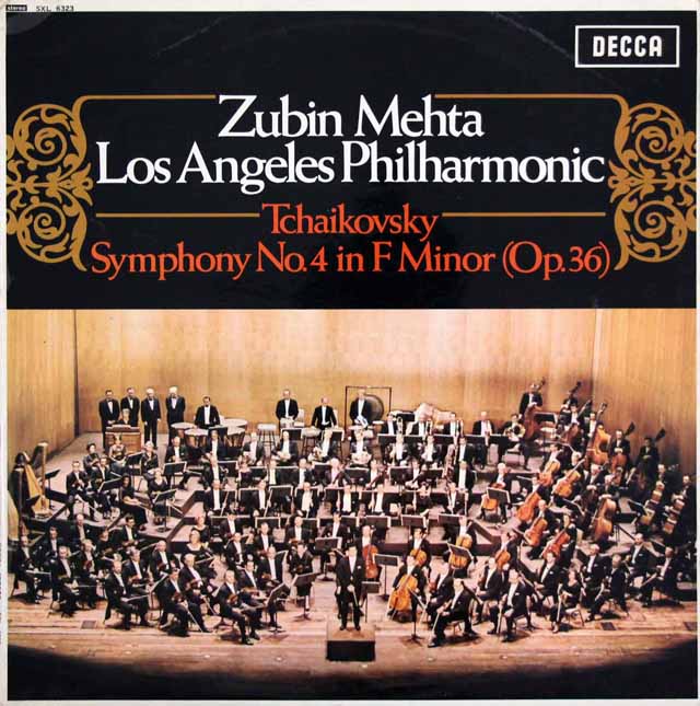 【オリジナル盤】　メータのチャイコフスキー/交響曲第4番　英DECCA　3614　LP レコード