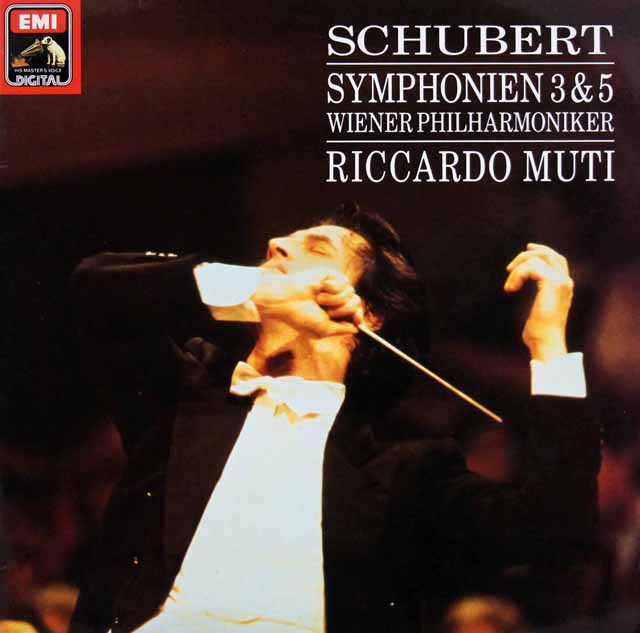 ムーティのシューベルト/交響曲第3、5番　独EMI　3614　LP レコード