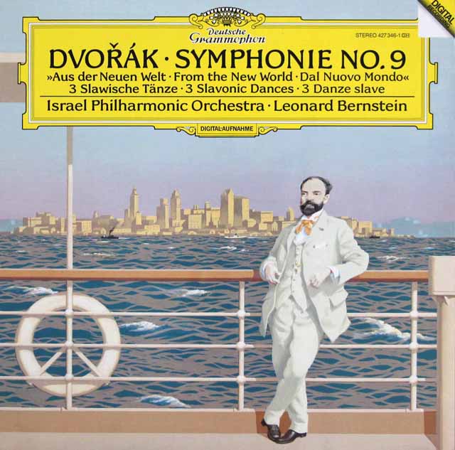 バーンスタインのドヴォルザーク/交響曲第9番「新世界より」ほか　独DGG　3614　LP レコード