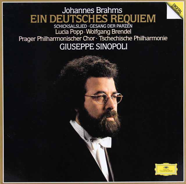 シノーポリのブラームス/「ドイツ・レクエイム」ほか　独DGG　3614　LP レコード