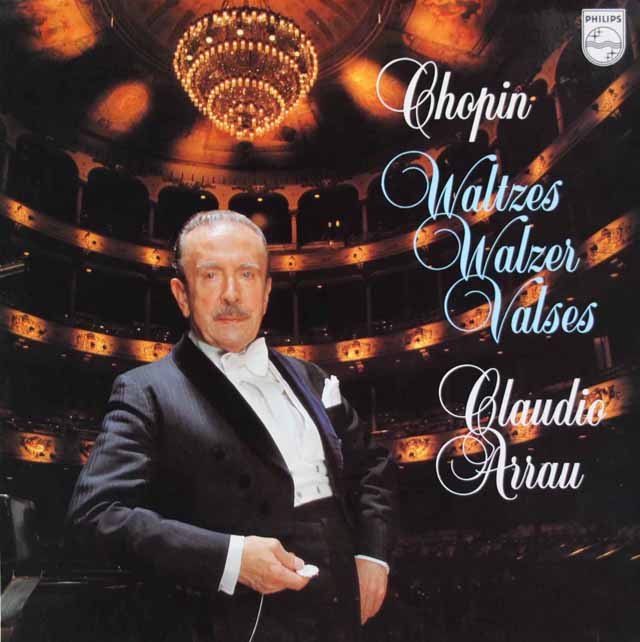 アラウのショパン/ワルツ集　蘭PHILIPS　3614　LP レコード