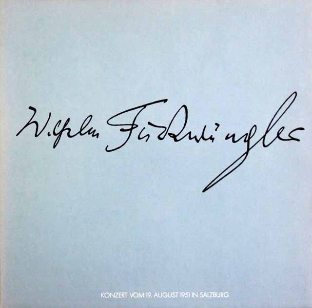 フルトヴェングラーのブルックナー/交響曲第5番ほか　独WF協会　3614　LP レコード