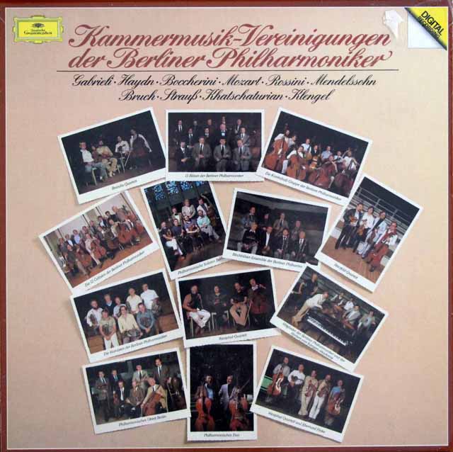 【未開封】　超絶技巧の饗宴 - ベルリン・フィルの名手たち、ゼレンカ、ガブリエリ、ハイドン、モーツァルトほか/室内楽曲集　独DGG　3614　LP レコード