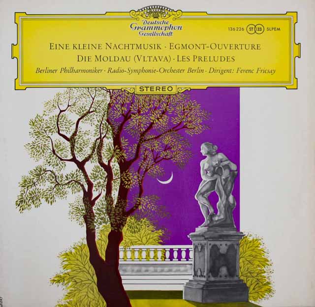 フリッチャイのモーツァルト/セレナード第13番「アイネ・クライネ・ナハトムジーク」ほか 　独DGG　3615　LP レコード