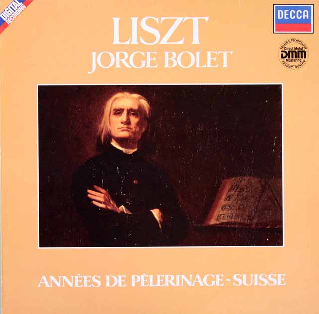 ボレットのリスト/巡礼の旅 第1年 スイス　独DECCA　3616　LP レコード