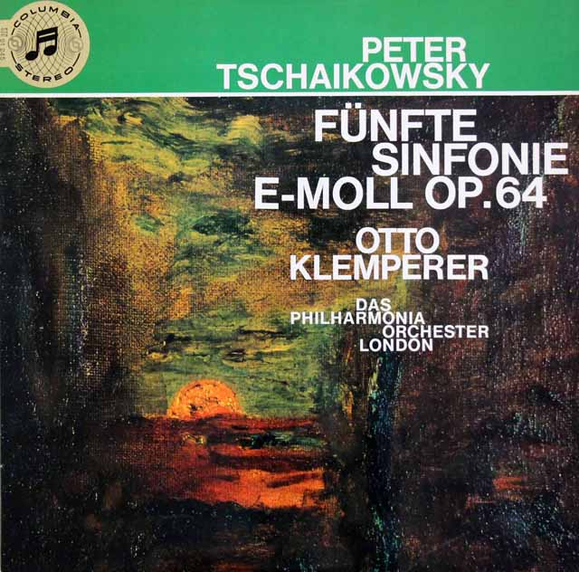 【独最初期盤】　クレンペラーのチャイコフスキー/交響曲第5番　独Columbia　3616　LP レコード