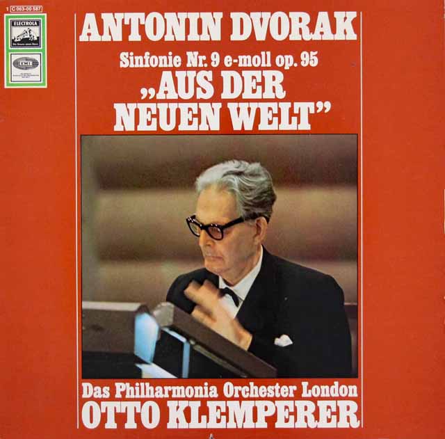 クレンペラーのドヴォルザーク/交響曲第9番「新世界より」　独EMI　3616　LP レコード