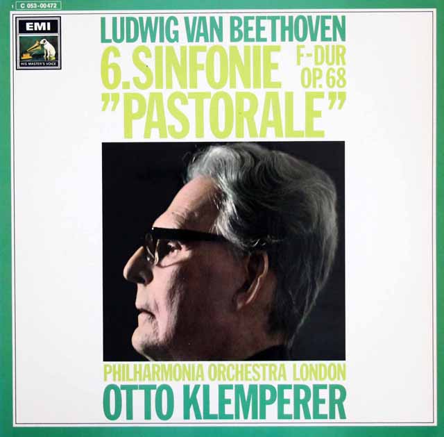 クレンペラーのベートーヴェン/交響曲第6番「田園」　独EMI　3616　LP レコード