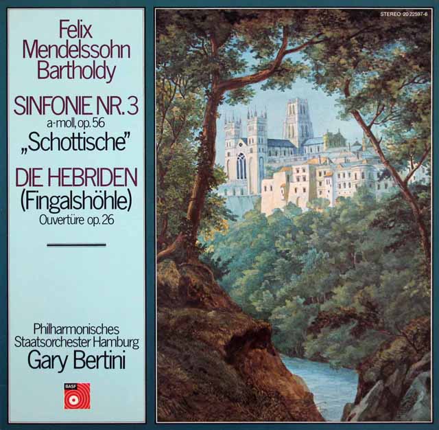 ベルティーニのメンデルスゾーン/交響曲第3番「スコットランド」ほか　独BASF　3616　LP レコード