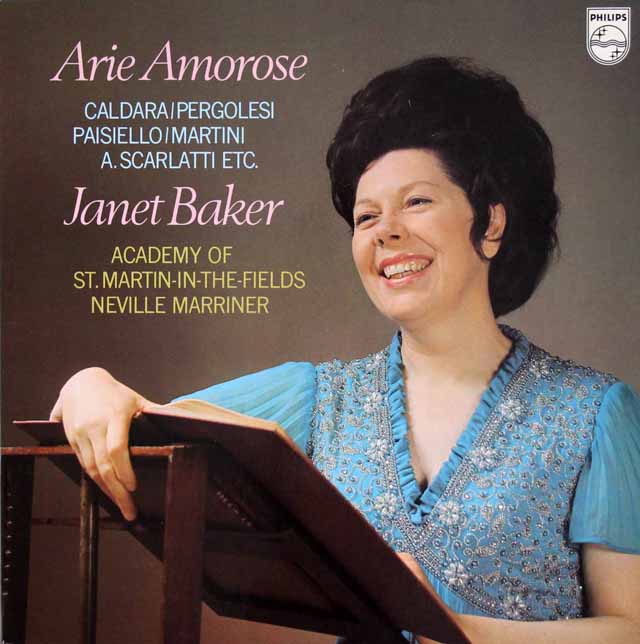 ベイカーの「アリア・アモローソ」　蘭PHILIPS　3617　LP レコード