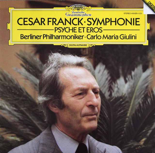 ジュリーニのフランク/交響曲ほか　独DGG　3617　LP レコード