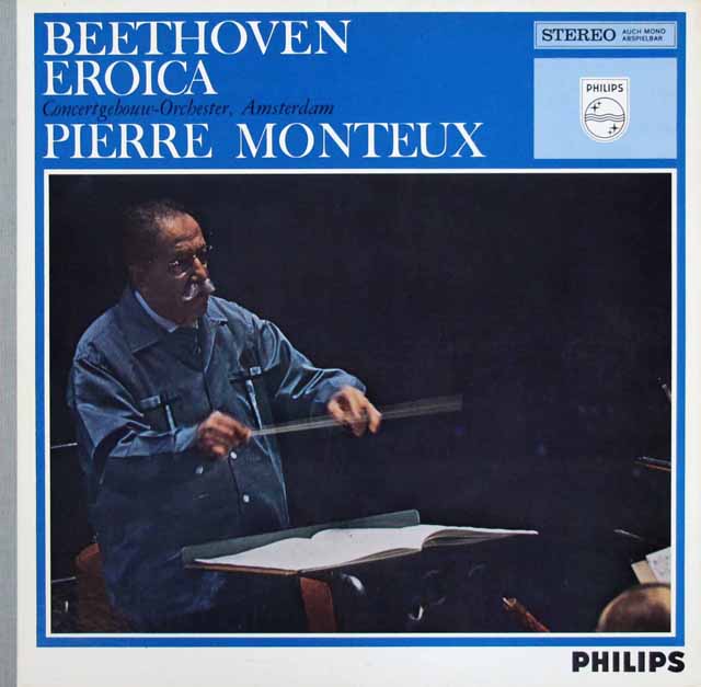 モントゥーのベートーヴェン/交響曲第3番「英雄」　蘭PHILIPS　3617　LP レコード