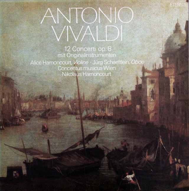 アーノンクールのヴィヴァルディ/「和声と創意の試み」（「四季」ほか）　独ETERNA　3617　LP レコード