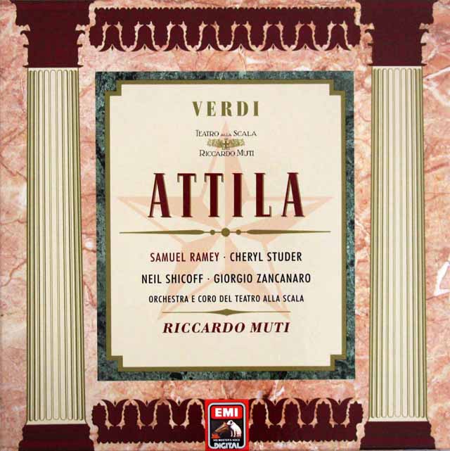 ムーティのヴェルディ/「アッティラ」全曲　独EMI　3617　LP レコード