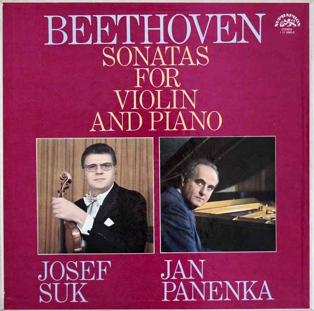 スーク、パネンカのベートーヴェン/ヴァイオリンソナタ全集　チェコスロヴァキアSUPRAPHON　3617　LP レコード
