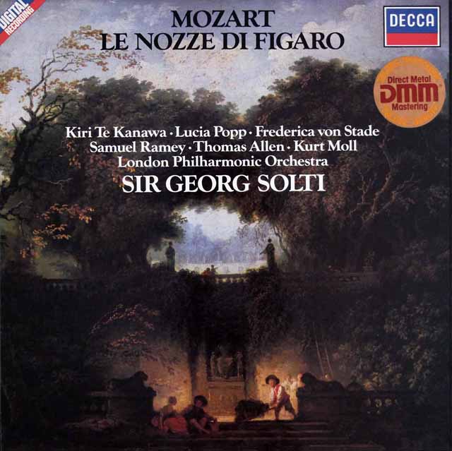 ショルティのモーツァルト/「フィガロの結婚」全曲　独DECCA　3617　LP レコード