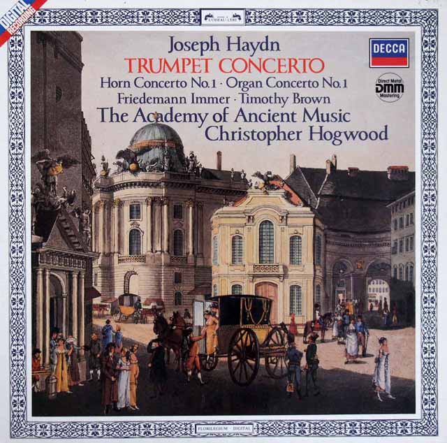 インマー、ホグウッドらのハイドン/トランペット協奏曲 ほか　独DECCA　3618　LP レコード