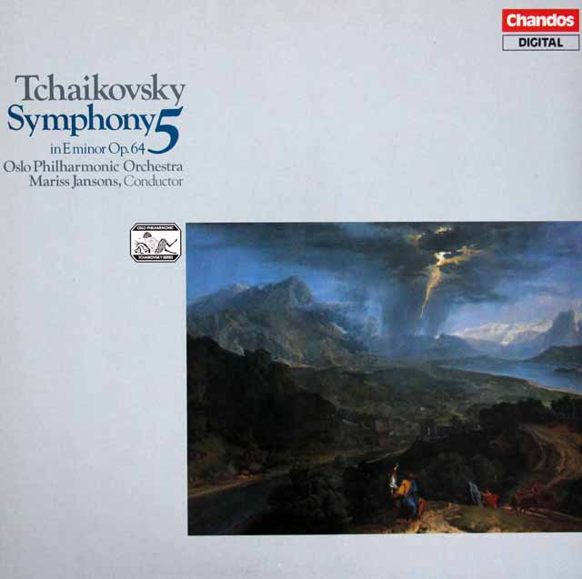 ヤンソンスのチャイコフスキー/交響曲第5番　英Chandos　3618　LP レコード