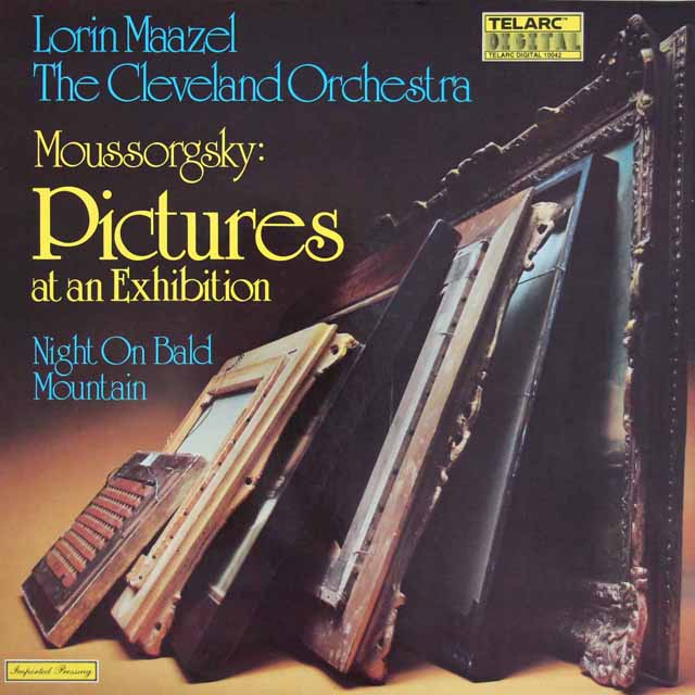 マゼールのムソルグスキー/「展覧会の絵」ほか　独TELARC　3618　LP レコード