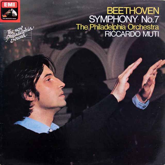 ムーティのベートーヴェン/交響曲第7番　英EMI　3618　LP レコード